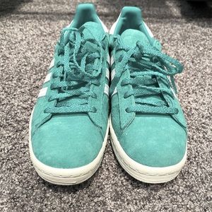 Adidas teal sneakers